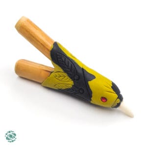 Bambu and Resin Kuripe - Yellow Birdie